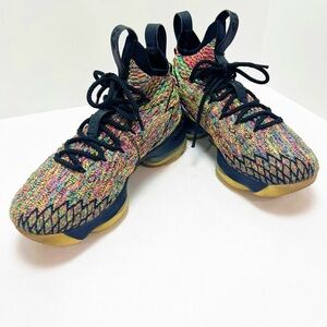 NIKE LeBron 15 (XV) Four Horsemen Basketball Multicolor Kids Shoes 5.5 Youth